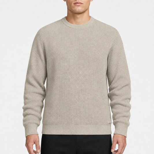 L.L.Bean Strukturstrick-Pullover Graubeige, Gr. XXL Regular – Titelbild