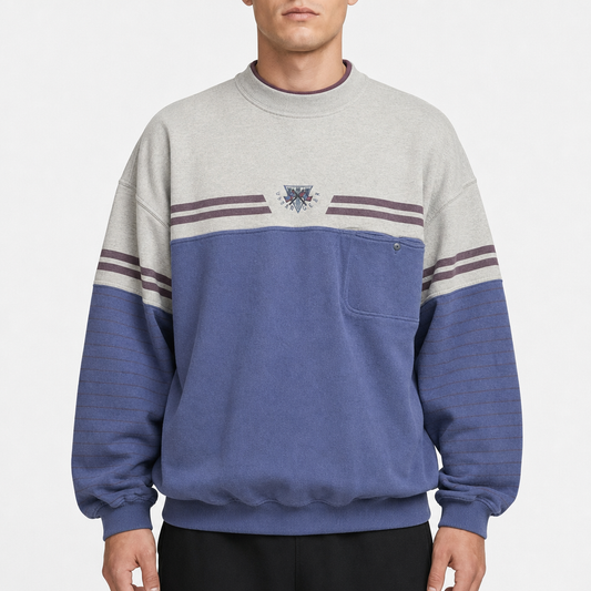 Today's News Colorblock Crewneck Creme/Blau, Gr. unbekannt – Titelbild