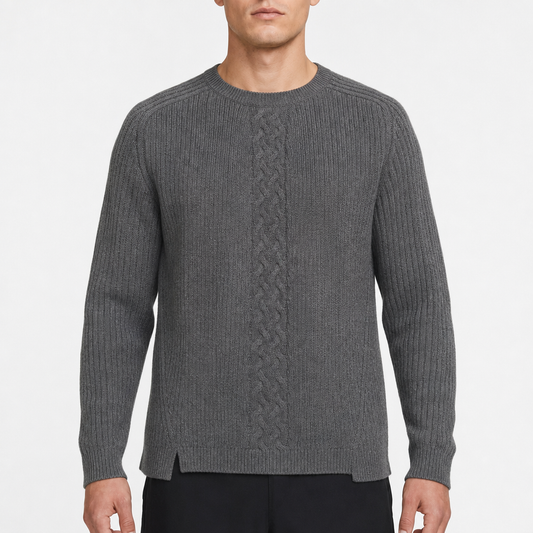 Nautica Strukturstrick-Pullover Anthrazit, Gr. XL – Titelbild